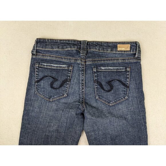 REFUGE - Y2K MEDIUM WASH CAPRI JEANS - SIZE 9 - Picture 7 of 7